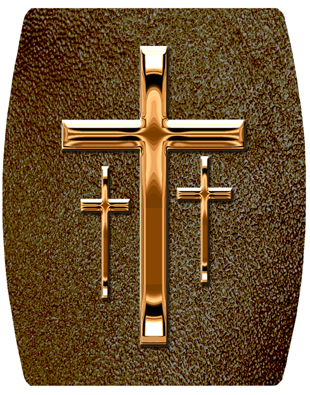 DNSHEND 517 CP SH BR Copper 3 Crosses Shimmer Brown
